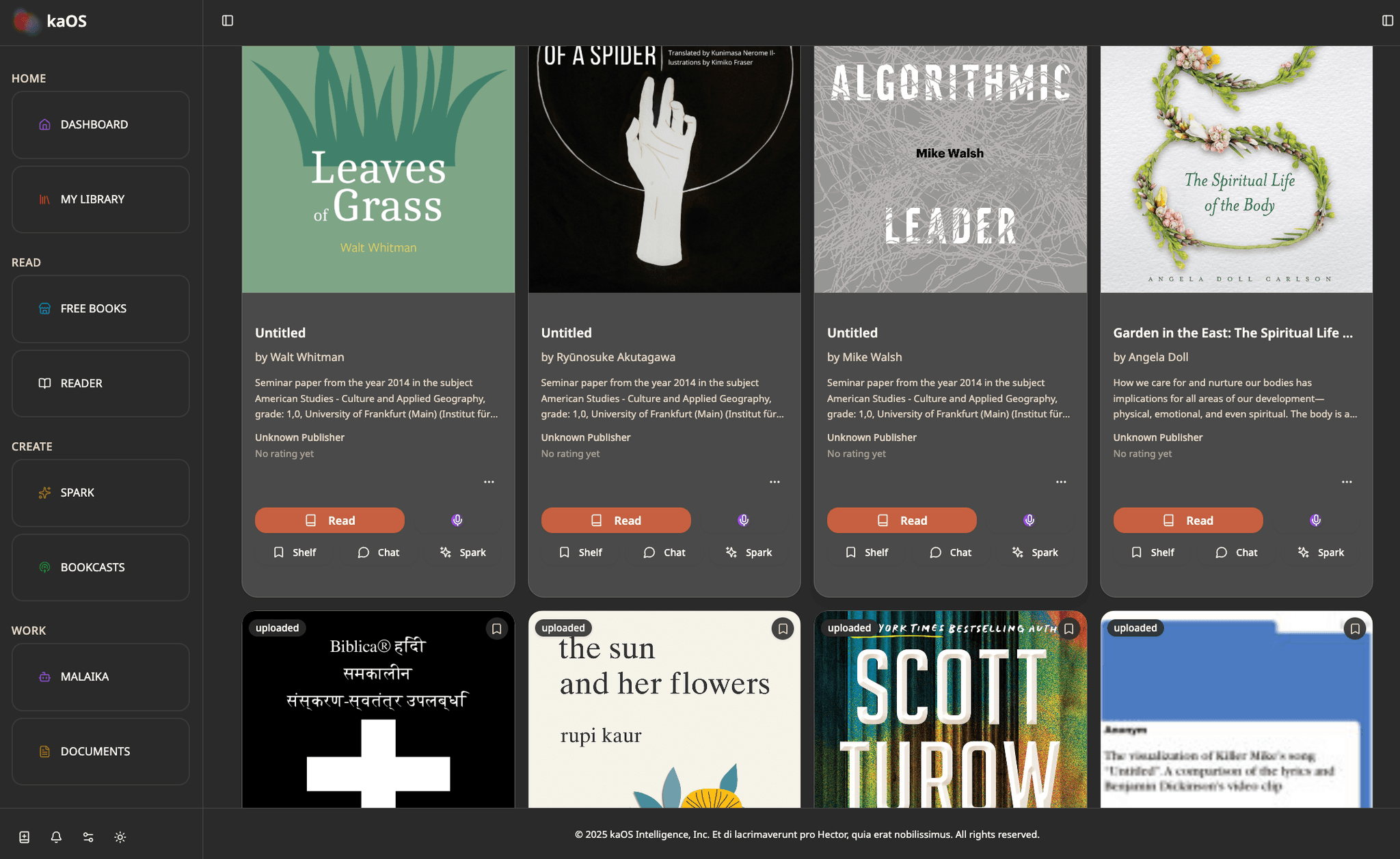 Institutional knowledge library