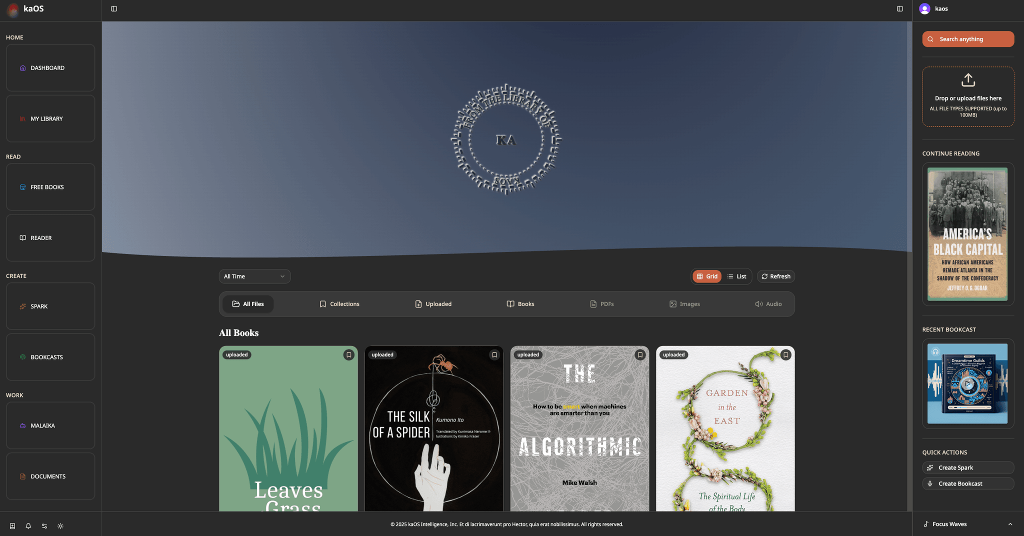 Smart library that learns